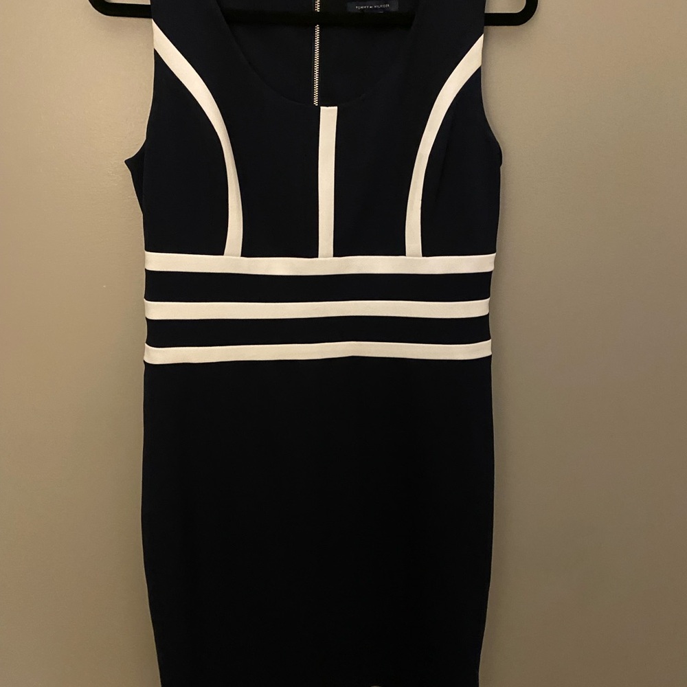 Navy & White dress